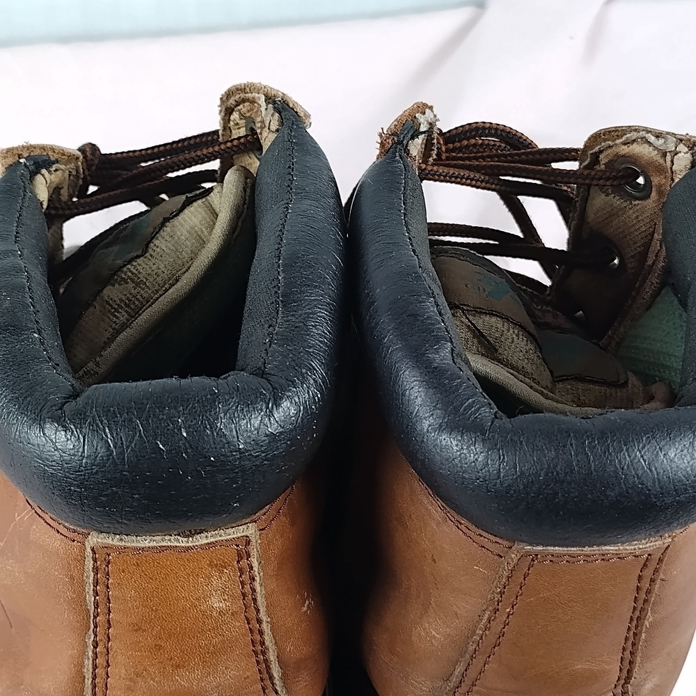 Mack Duck Boots Men's Size 10 Waterproof Leather Upper Rope String Outdoors - Picture 6 of 13